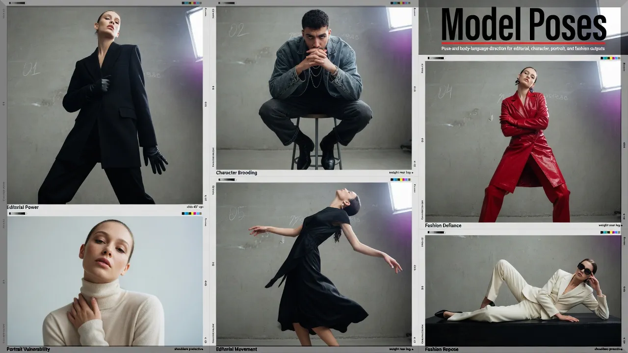 Model poses